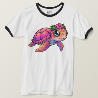 Sea Turtle Ringer T-Shirt