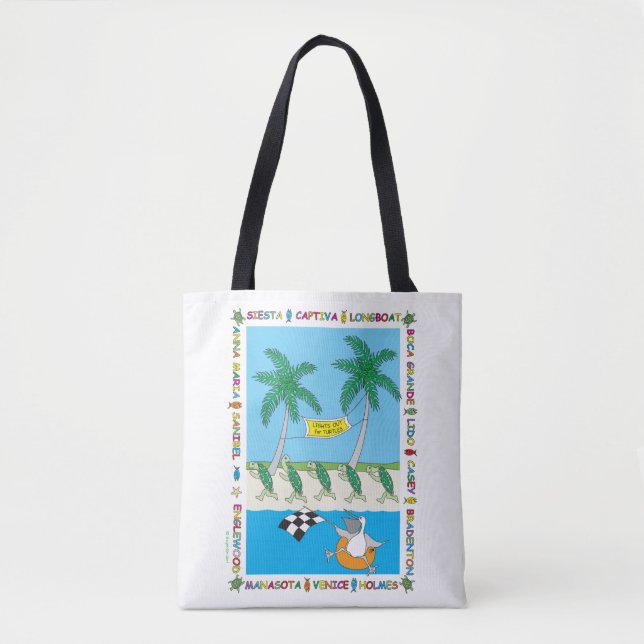 Sea Turtle Season Tote Bag (Front)