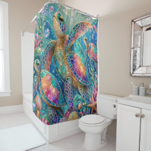 Sea Turtle Shower Curtain