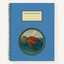 Sea Turtle Spiral Notebook