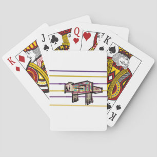 Sea turtle summer playing cards
