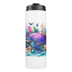 Sea Turtle Summer Thermal Tumbler