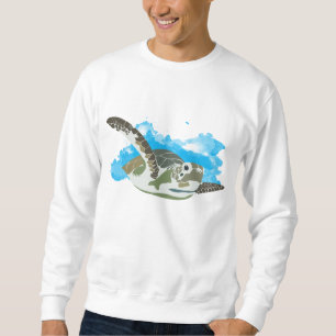 Sea Turtle Swimming  Sweatshirt