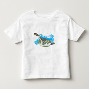 Sea Turtle Swimming  Toddler T-Shirt