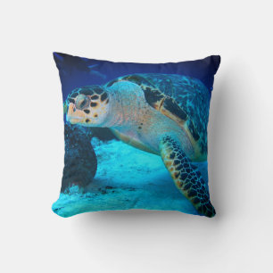 Sea Turtle Throw Pillow