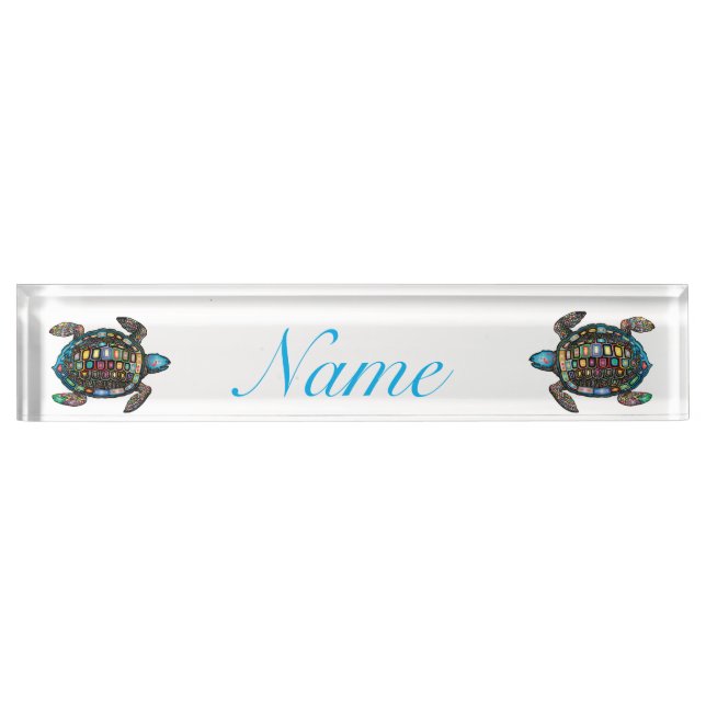 Sea Turtle Thunder_Cove Nameplate (Front)