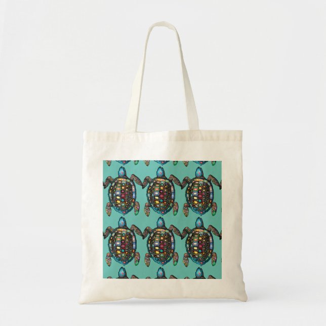 Sea Turtle Thunder_Cove Tote Bag (Front)