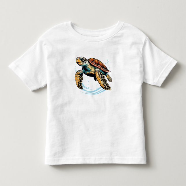 Sea turtle toddler T-Shirt (Front)