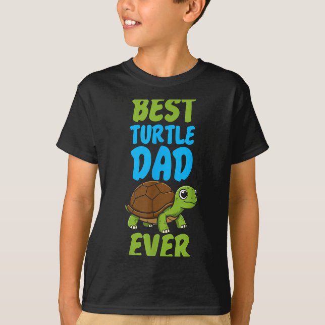Sea turtle tortoise dad turtle dad ever  T-Shirt (Front)