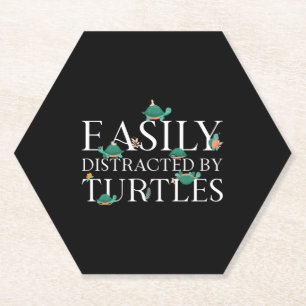 Sea Turtle Tortoise Easily Paper Coaster