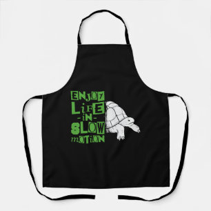 Sea Turtle Tortoise Enjoy Life In  Apron