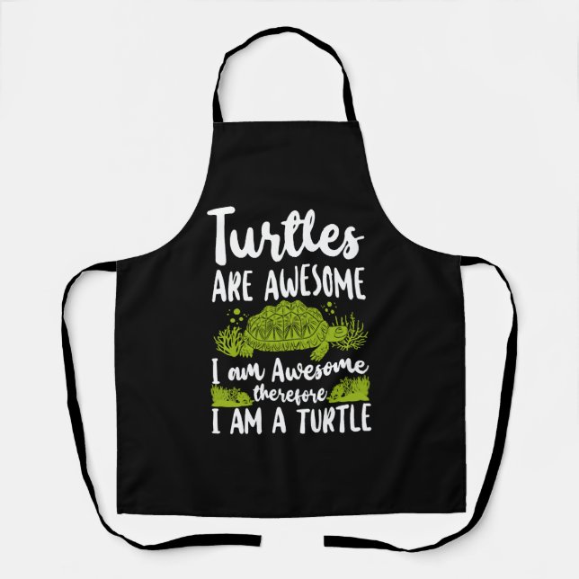 Sea Turtle Tortoise Turtles Are Apron (Front)