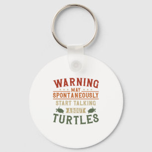 Sea Turtle Tortoise Warning May Copy Copy Key Ring
