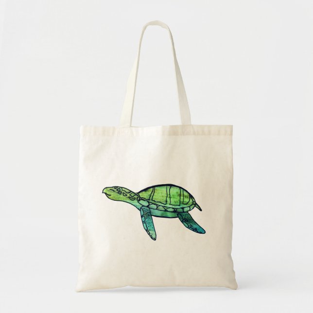 Sea Turtle Tote Bag (Front)