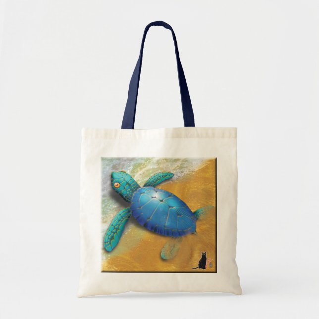 Sea Turtle Tote Bag (Front)