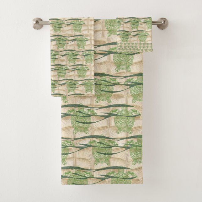 Sea Turtle Towel Set  (Insitu)