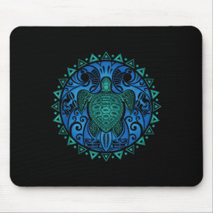 Sea Turtle Tribal Hawaiian Hawaii Turtles Lover Gi Mouse Pad