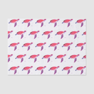 Sea turtle Under the sea Watercolor Ocean Nautical Tissue Paper