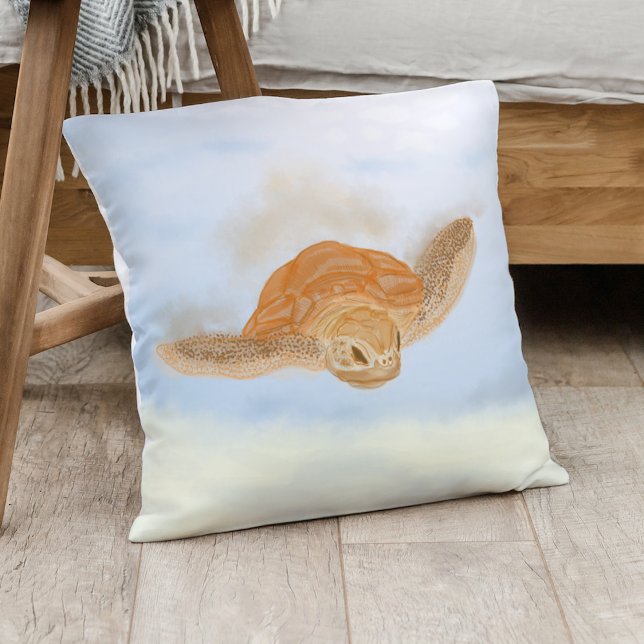 Sea Turtle under Water.  Cushion (Creator Uploaded)