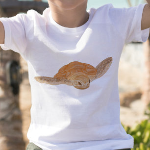 Sea Turtle under Water - transparent.  T-Shirt