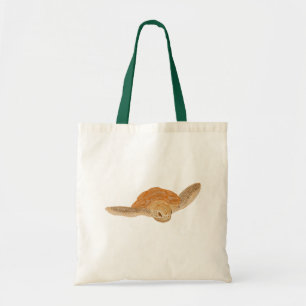 Sea Turtle under Water - transparent. Tote Bag