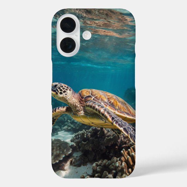 Sea Turtle Voyage Case-Mate iPhone Case (Back)