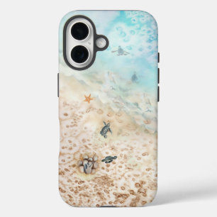Sea Turtle Voyage iPhone 16 Case