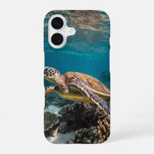 Sea Turtle Voyage iPhone 16 Case