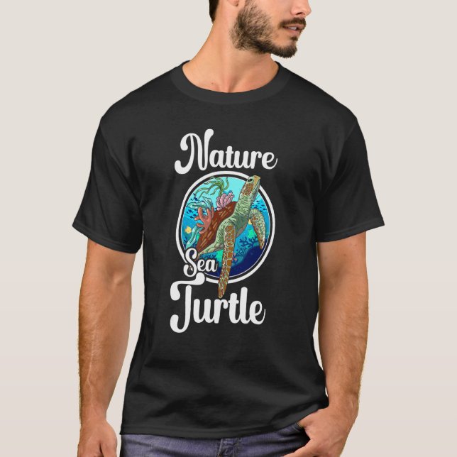 Sea Turtle Water Turtle Turtle 26 T-Shirt (Front)