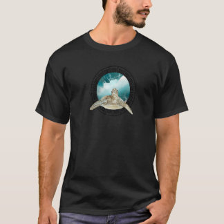 Sea Turtle Watercolor Turtle Swimming Out Sea Turt T-Shirt