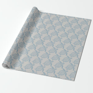 Sea turtle wrapping paper