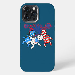 Sea Turtles 4th Of July American USA Flag iPhone 13 Pro Max Case