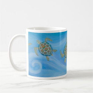 Sea Turtles Artwork - ceramic mug