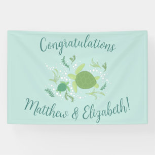 Sea Turtles Baby Shower Under the Sea Banner