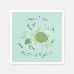 Sea Turtles Baby Shower Under the Sea Napkin
