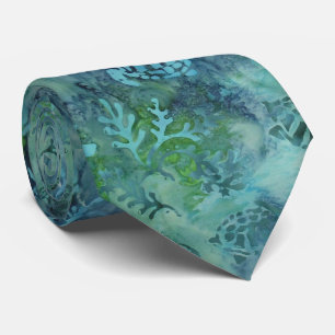 Sea Turtles Batik Tie