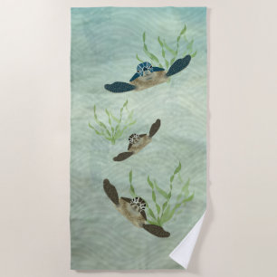 Sea Turtles Beach Towels