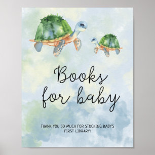 Sea turtles - Books for baby poster