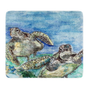 Sea Turtles Cutting Board