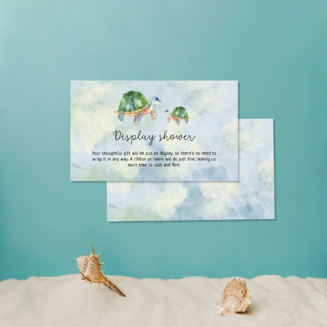Sea turtles - display shower enclosure card (Creator Uploaded)