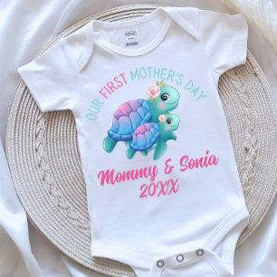 Sea Turtles First Mother's Day Infant Bodysuit