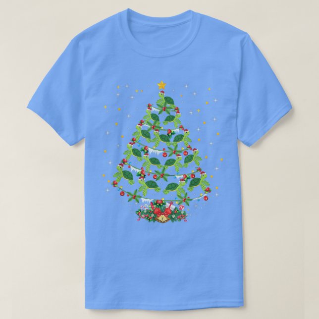 Sea Turtles Lover Xmas Gift Sea Turtle Christmas T T-Shirt (Design Front)
