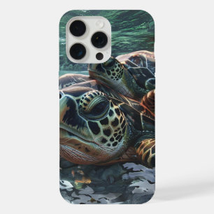Sea Turtles Ocean Underwater iPhone 15 Pro Max Case