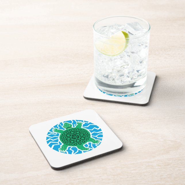 Sea Turtles, Recycling Coaster (Right Side)