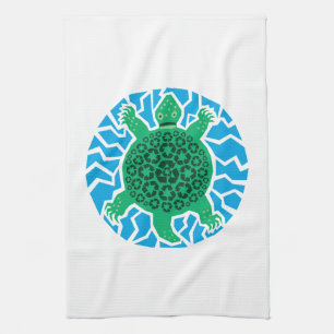 Sea Turtles, Recycling Tea Towel