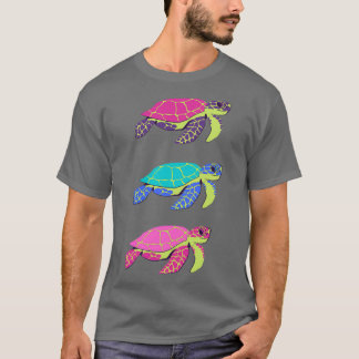 Sea Turtles Save Our Oceans Turtle Design T-Shirt