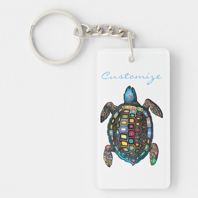 Sea Turtles Thunder_Cove Key Ring (Front)
