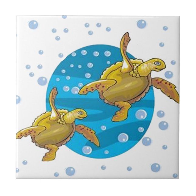 Sea Turtles Tile (Front)