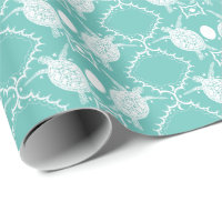 Sea Turtles Tortoise Moons Ocean Pattern Gift