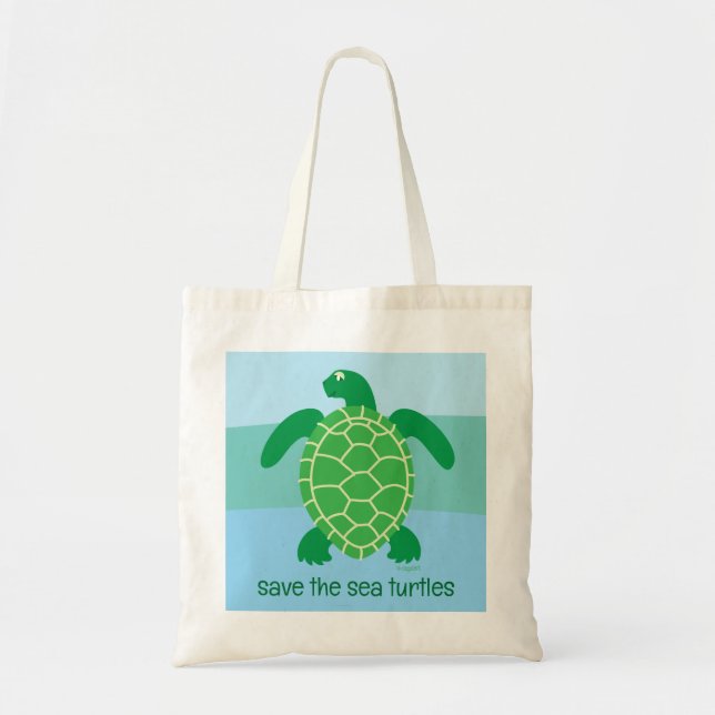 Sea Turtles Tote Bag (Front)